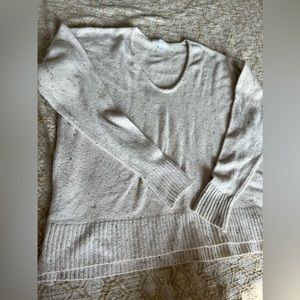 Cream Long Sleeve Sweater Stars Above